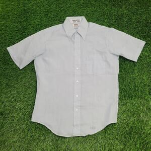 Vintage 80s Montgomery-Ward MOD Shirt Medium 21x29 Union USA